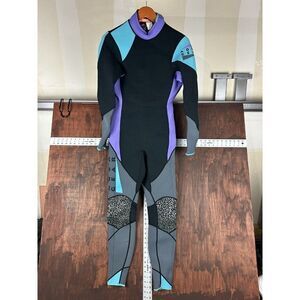 Nike Aqua Gear Full‎ Body Wetsuit Womens Medium Elephant Print Vintage 80s 90s